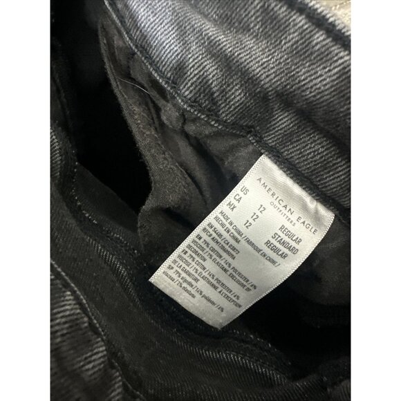 American Eagle Outfitters Black Straight Leg Jeans - Picture 16 of 16